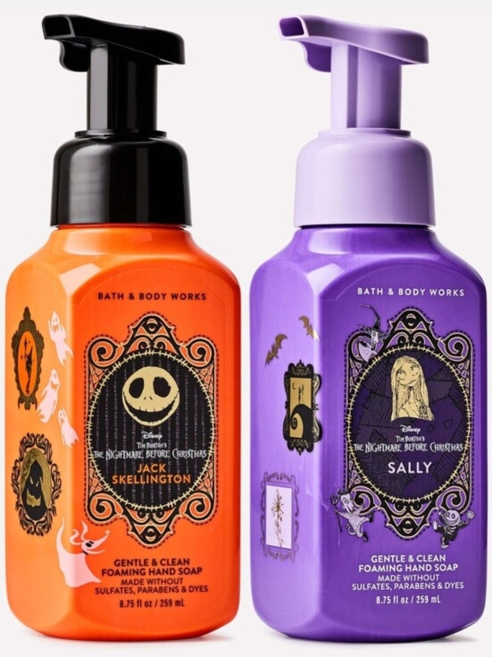 Bath & Body Works Nightmare Before Christmas Jack & Sally Foaming Hand Soap